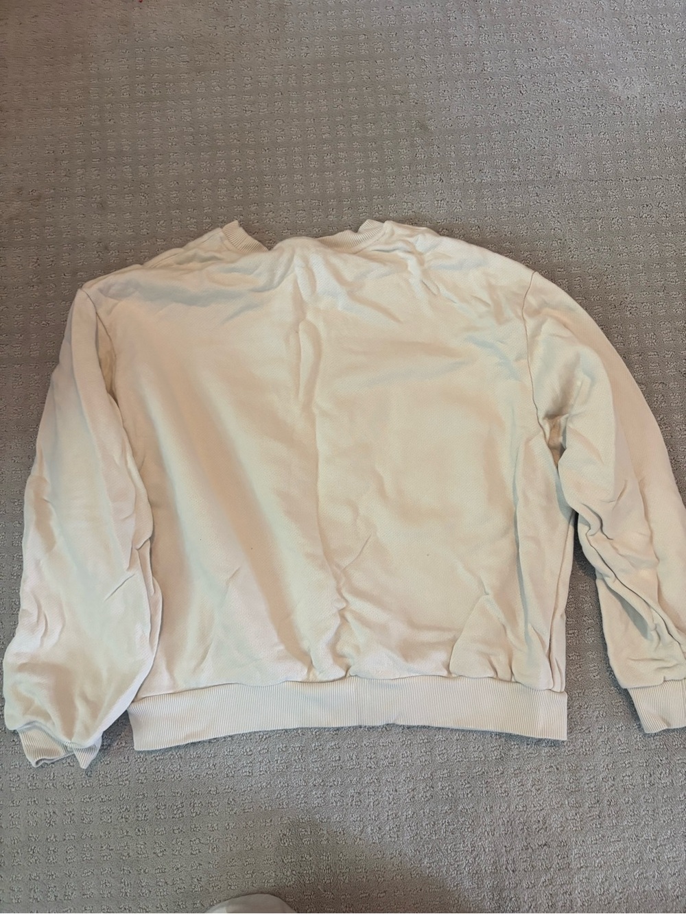 Gymshark Oat White Relaxed fit sweatshirt Size XXL - Picture 4 of 4